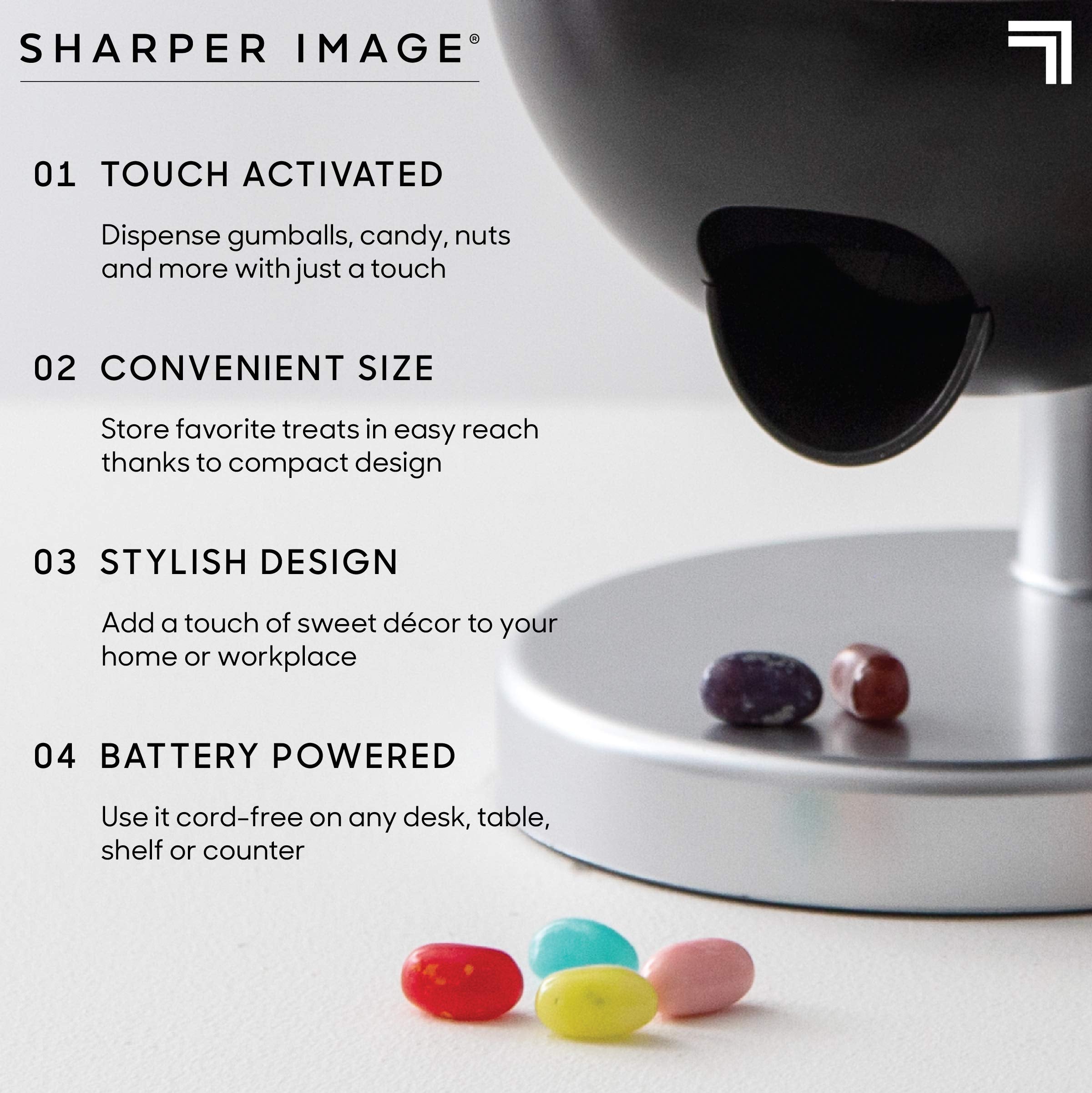 Sharper Image dispensador mini compacto sobre la encimera, diseño decorativo para la cocina.