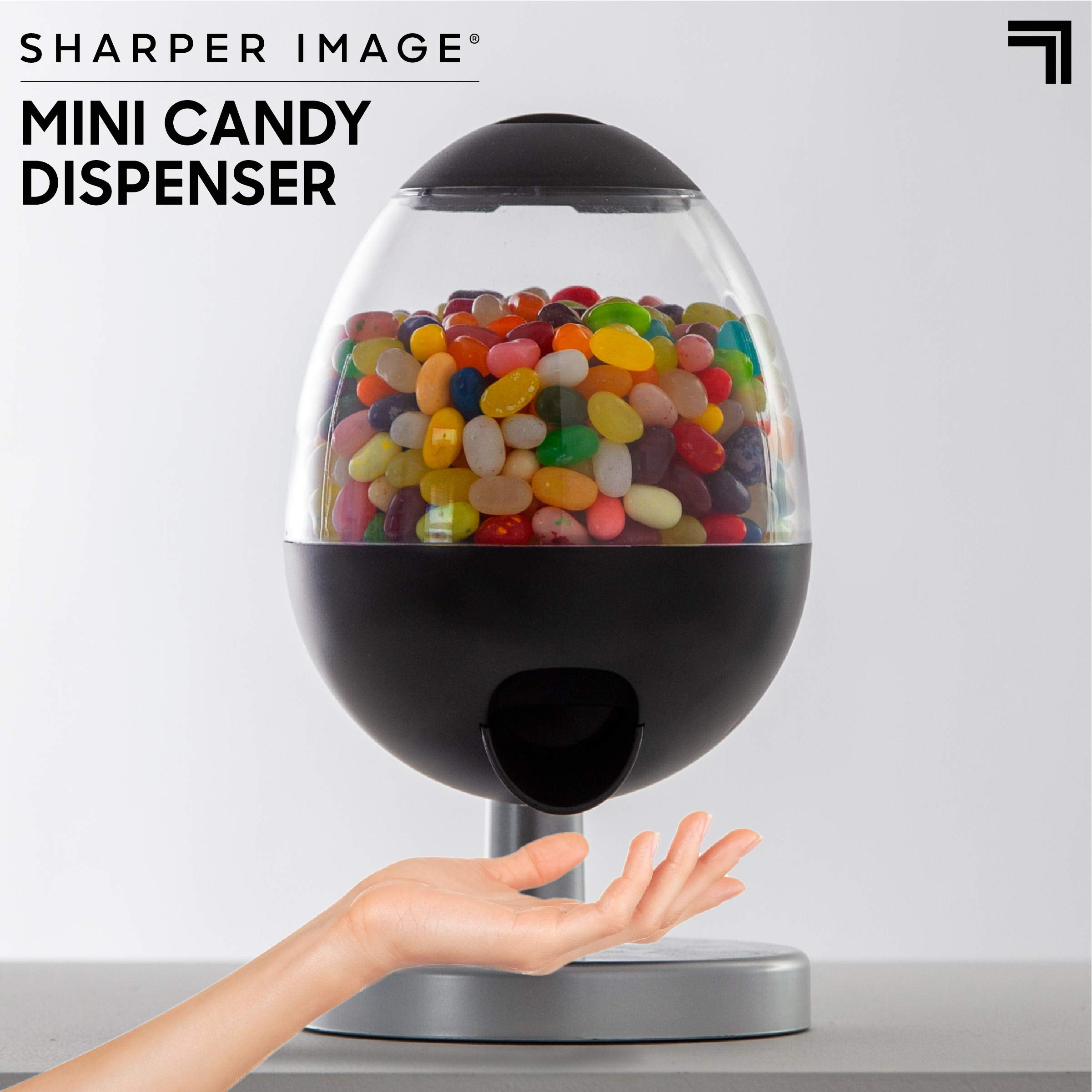 Sharper Image dispensador mini, sensor táctil, operación sin contacto para dulces.