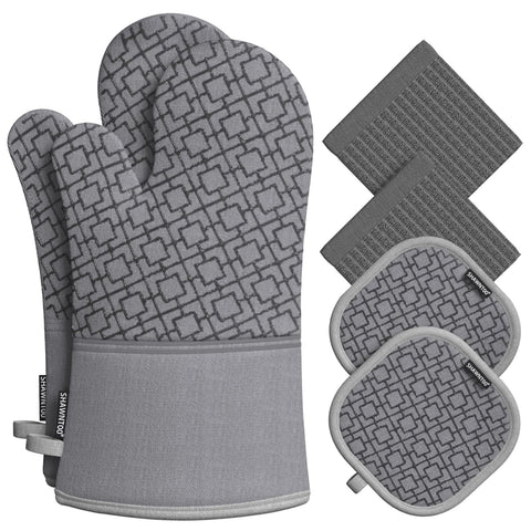 SHAWNTOO guantes de horno 7x13 para hornear con protección de calor