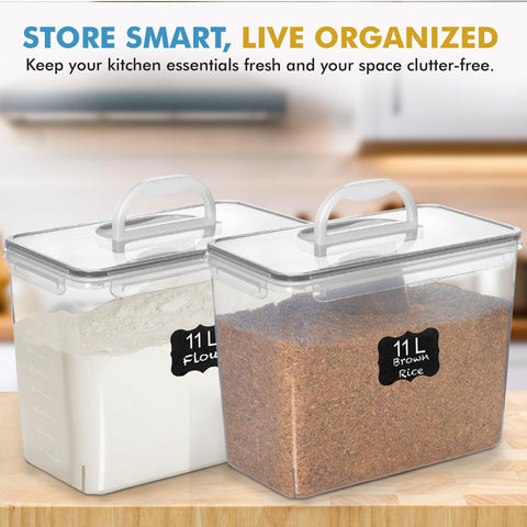 Conjunto Shazo de dos piezas ideal para almacenamiento a granel.