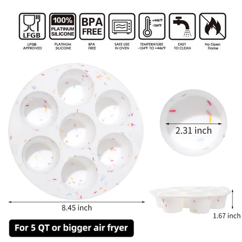 SHEbaking molde silicona antiadherente para hornear magdalenas, limpieza sencilla.
