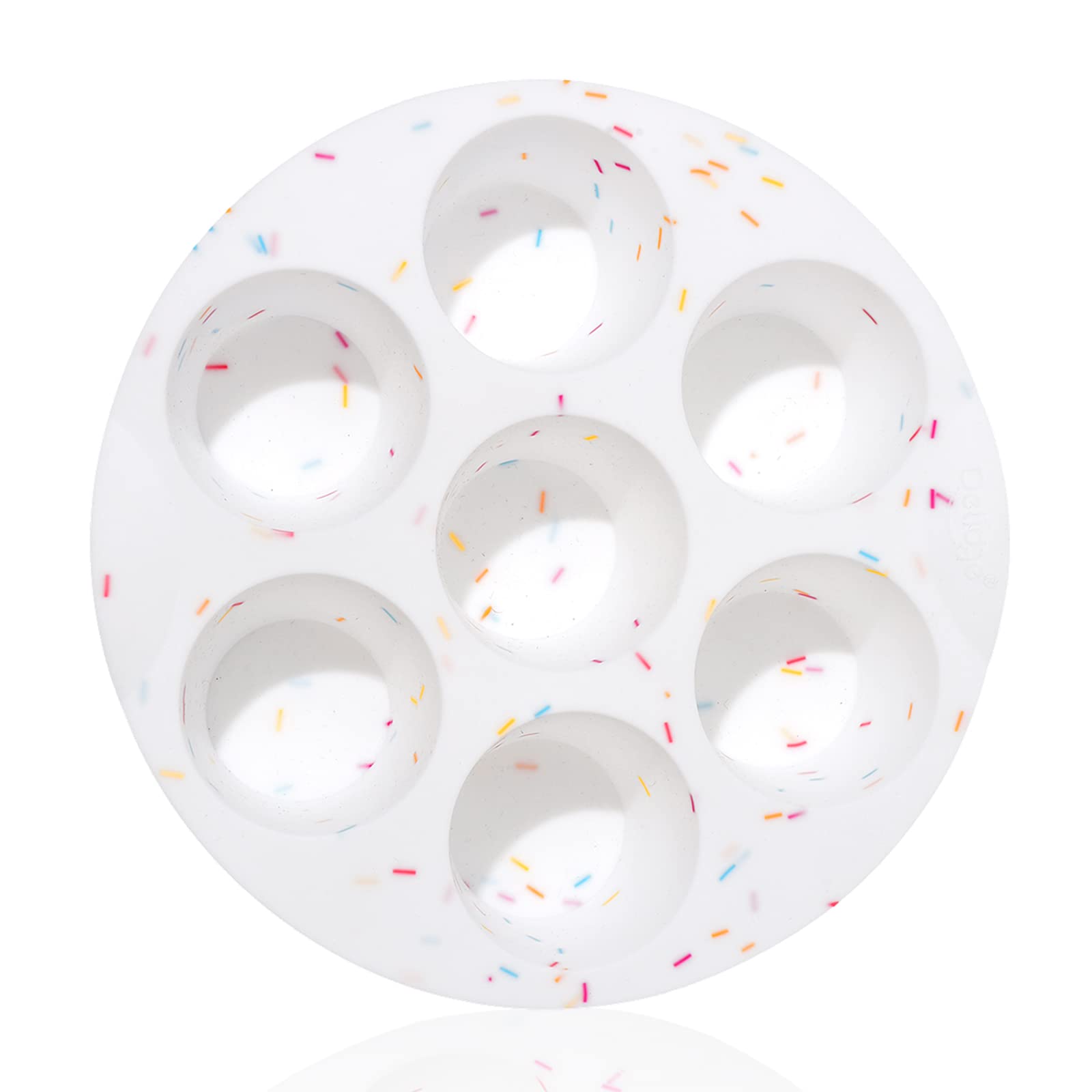 SHEbaking molde silicona para huevos en freidora de aire, 7 cupos y desmoldeo fácil.