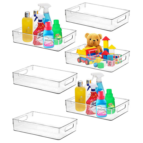 ShelfShaper almacenamiento gabinetes claros, solución versátil para despensa y baño.
