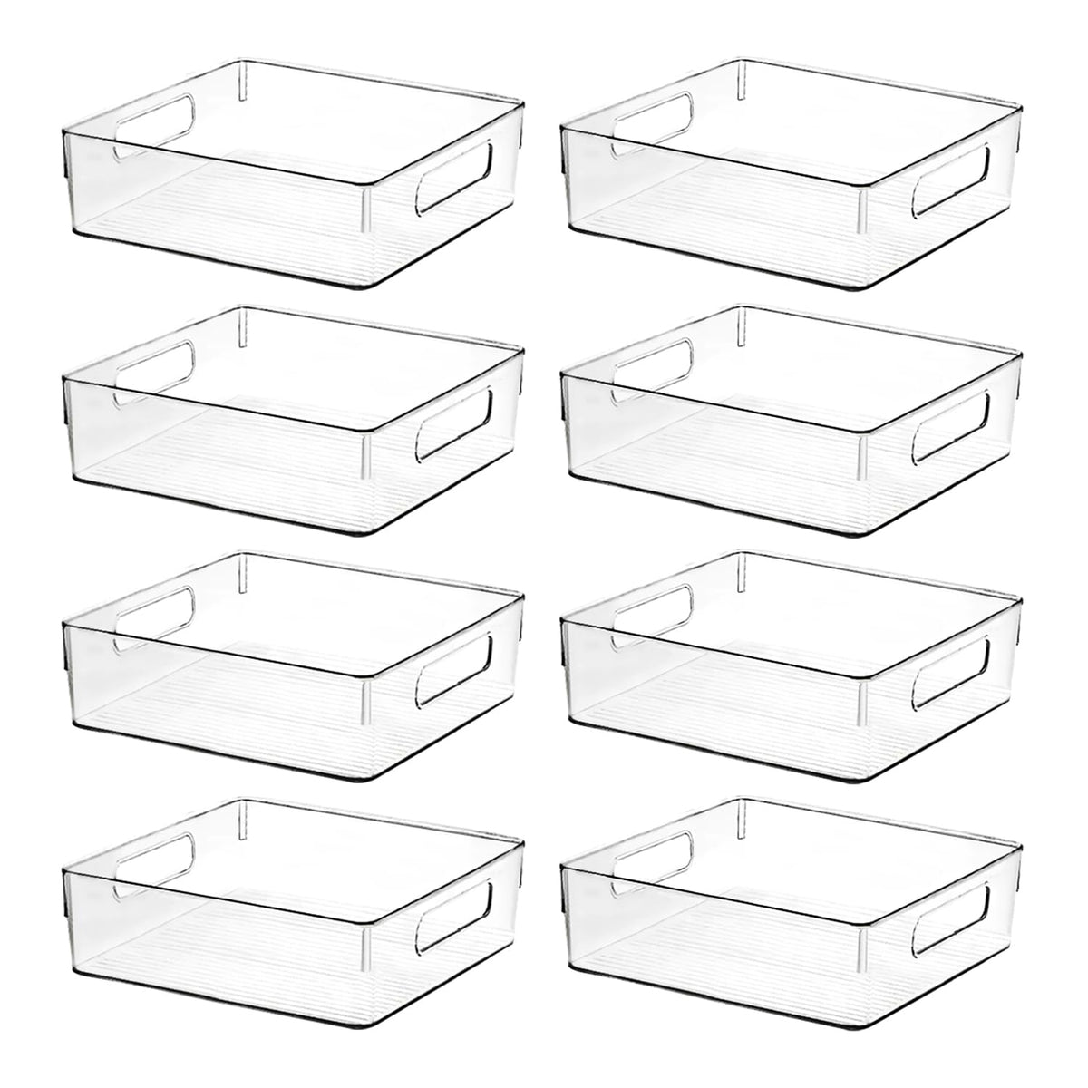 ShelfShaper contenedores plásticos transparentes para cocina, ideal para organización de despensa