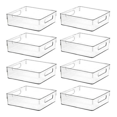 ShelfShaper contenedores plásticos transparentes para cocina, ideal para organización de despensa