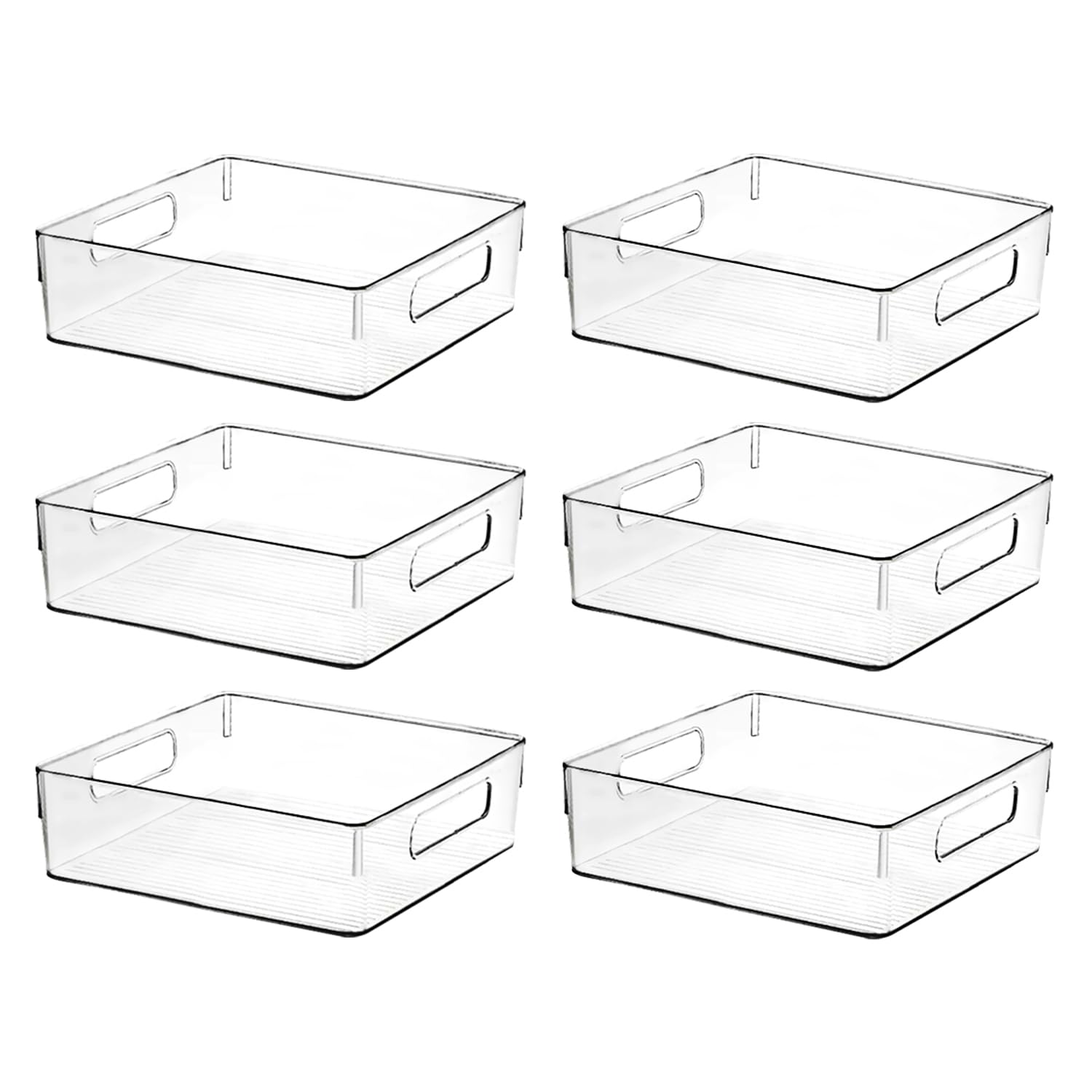 ShelfShaper contenedores plásticos transparentes para cocina, fáciles de ver y organizar.