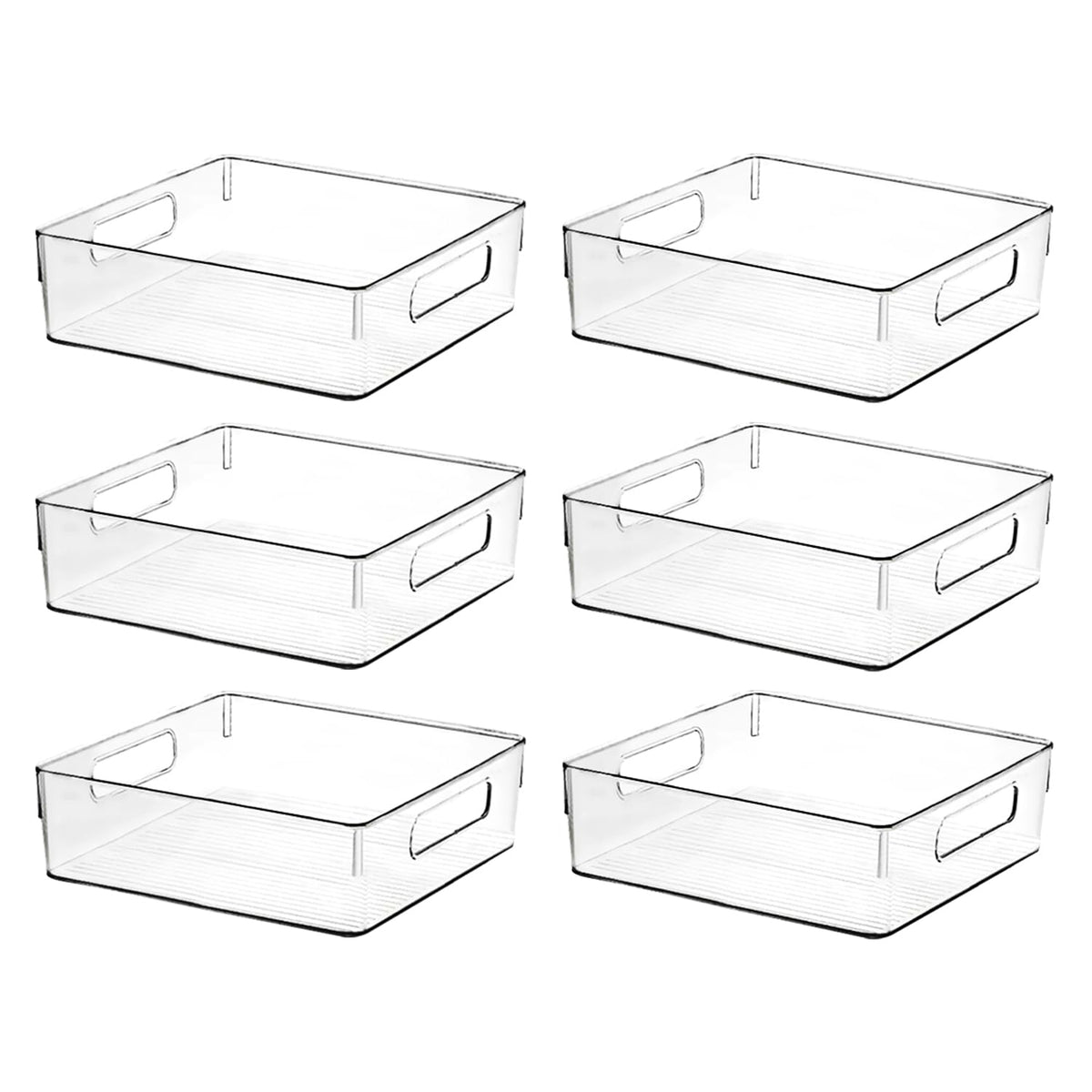 ShelfShaper contenedores plásticos transparentes para cocina, fáciles de ver y organizar.