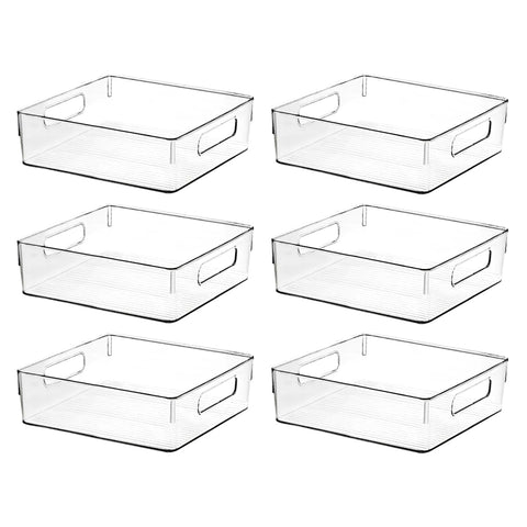 ShelfShaper contenedores plásticos transparentes para cocina, fáciles de ver y organizar.