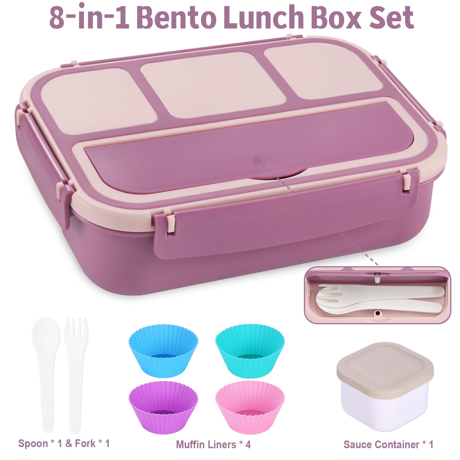 shell and turtle bento-box plástico PP resistente para movilidad diaria