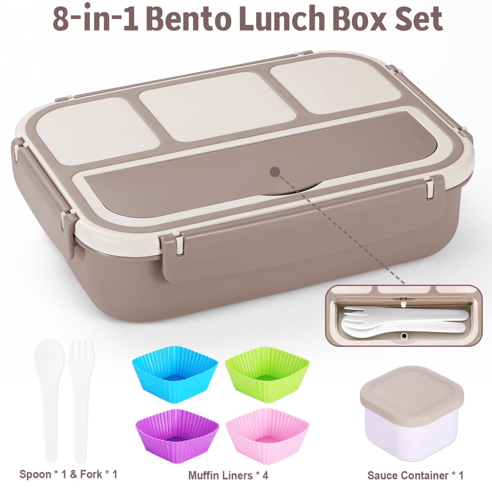 shell and turtle bento capacidad 1200 ml para comidas completas