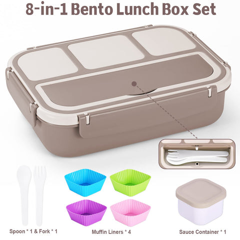 shell and turtle bento capacidad 1200 ml para comidas completas