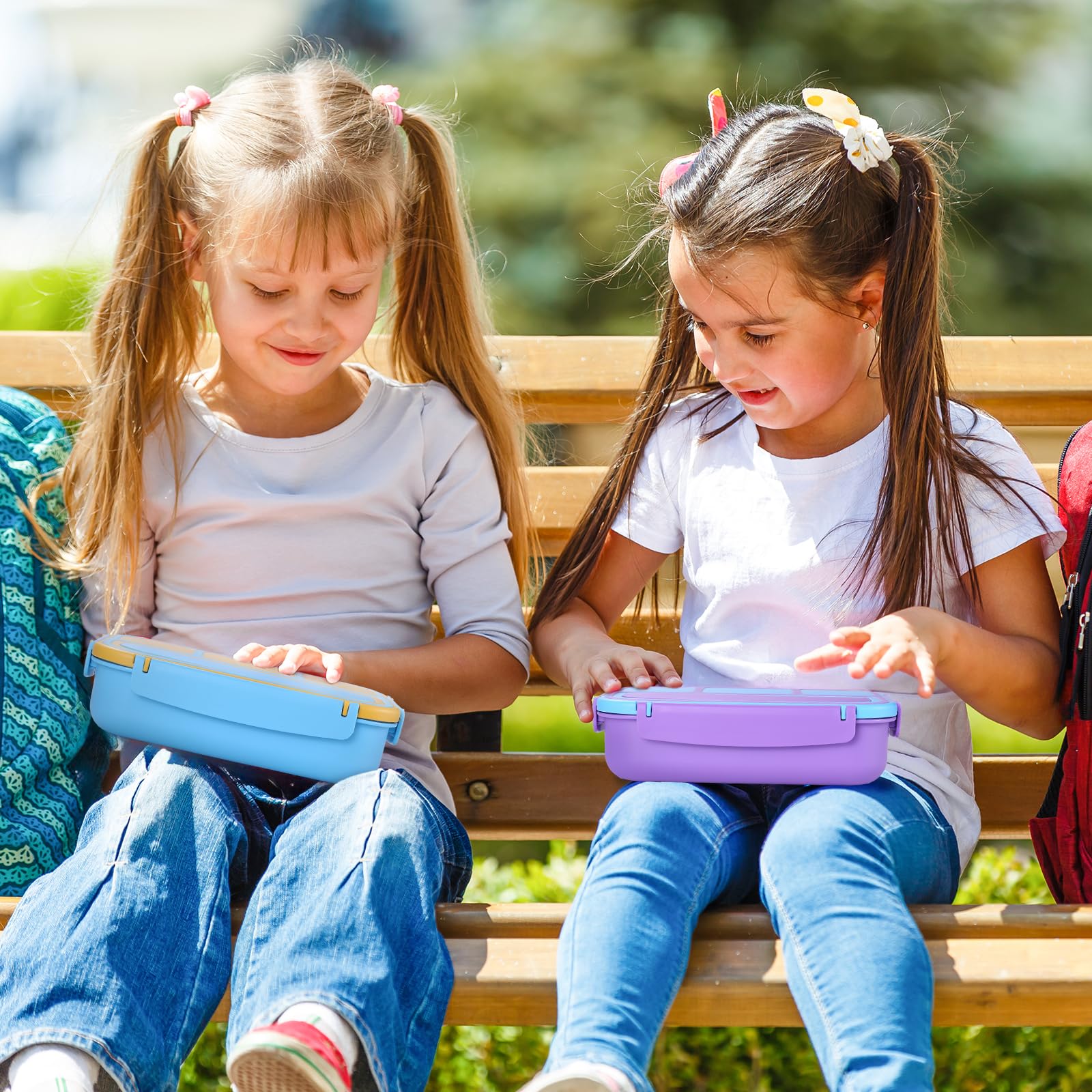 Lonchera Shell and Turtle apta para microondas y lavavajillas para limpieza rápida.