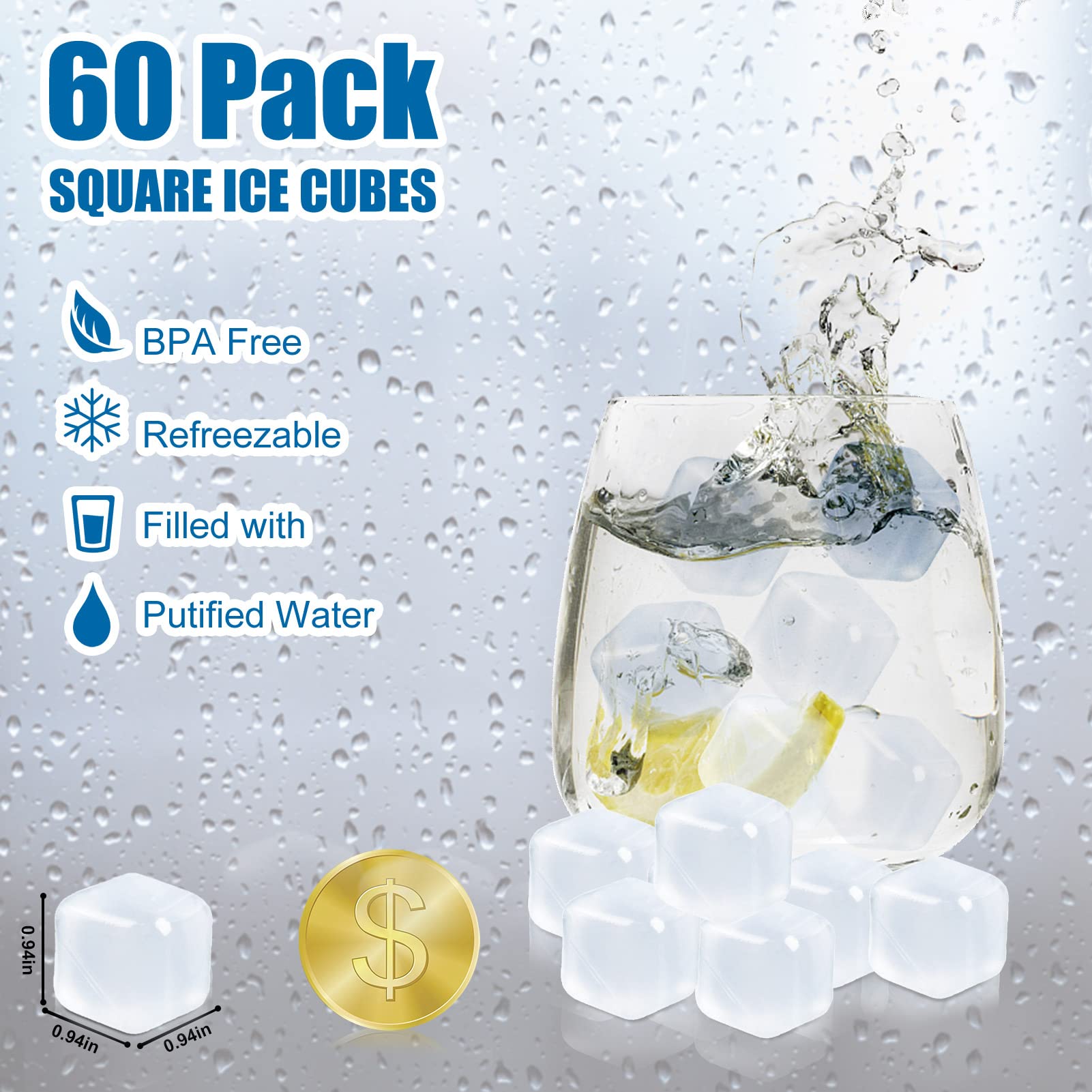 SHENGQIPC cubos hielo para bebidas y más usos