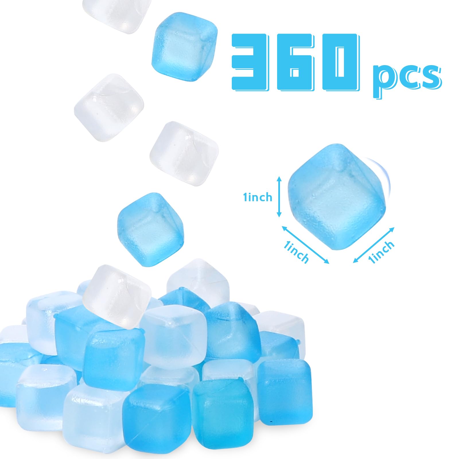 SHENGQIPC cubos hielo portátiles camping: fáciles de transportar y refrescantes