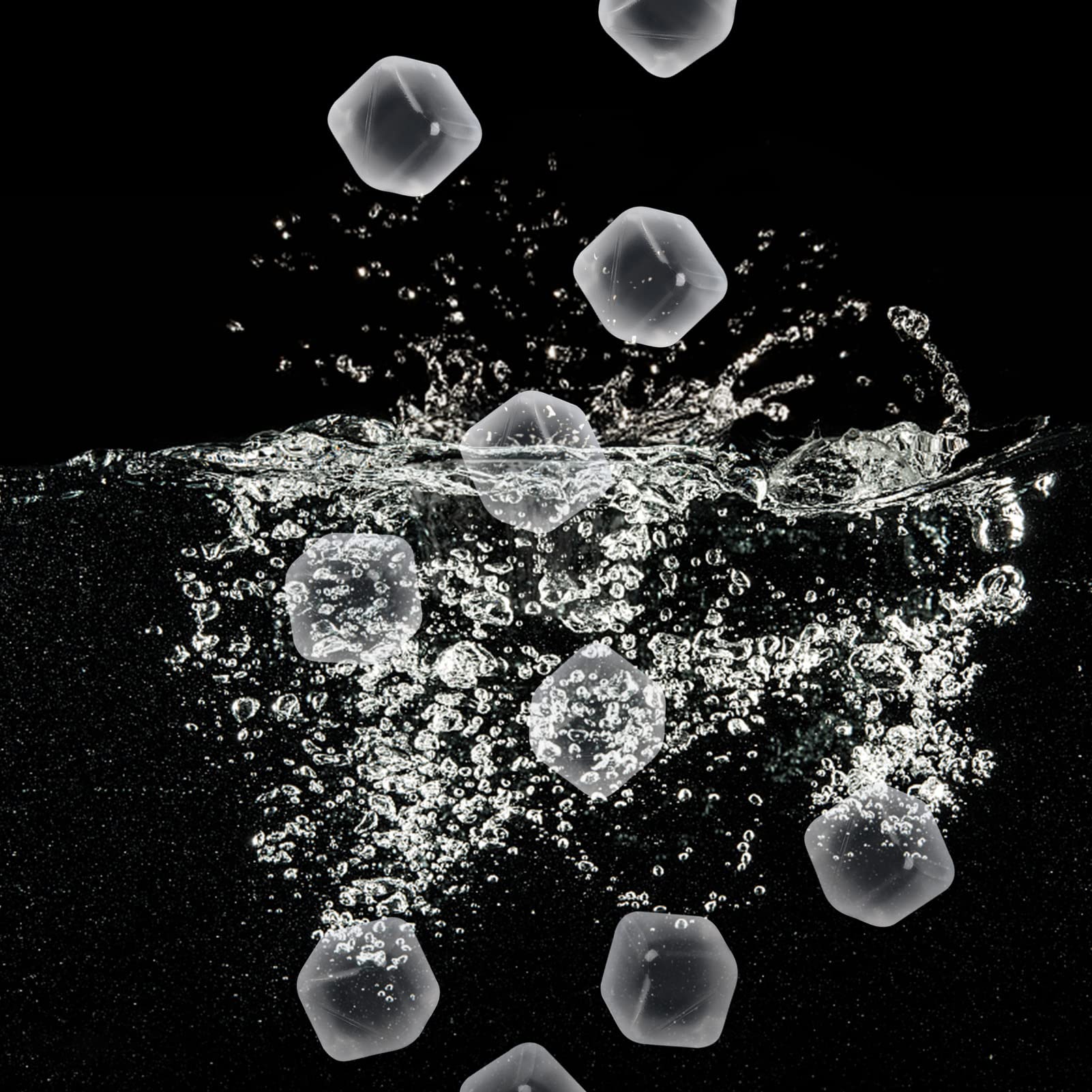 SHENGQIPC cubos hielo portátiles para viaje manteniendo bebidas frías