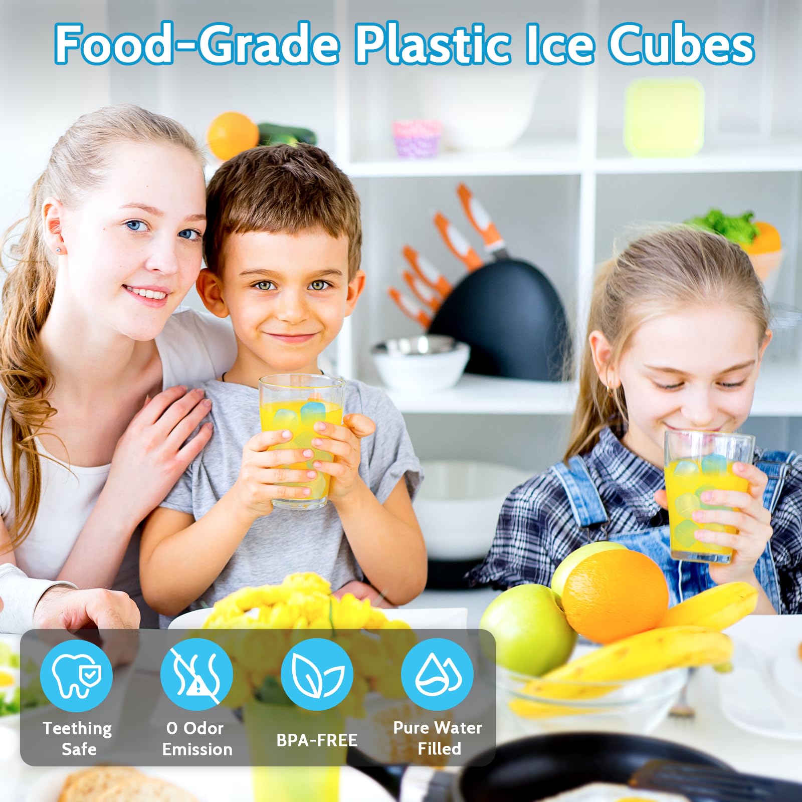 SHENGQIPC cubos hielo reutilizables para cadena fría: opción sostenible y eficiente