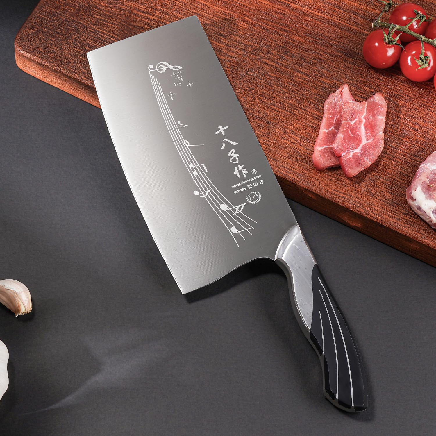 SHI BA ZI ZUO Cuchillo Verduras 7p Corte preciso de verduras y frutas.