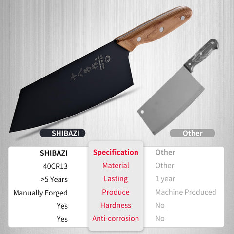 SHI BA ZI ZUO hoja de corte precisa para carne y vegetales