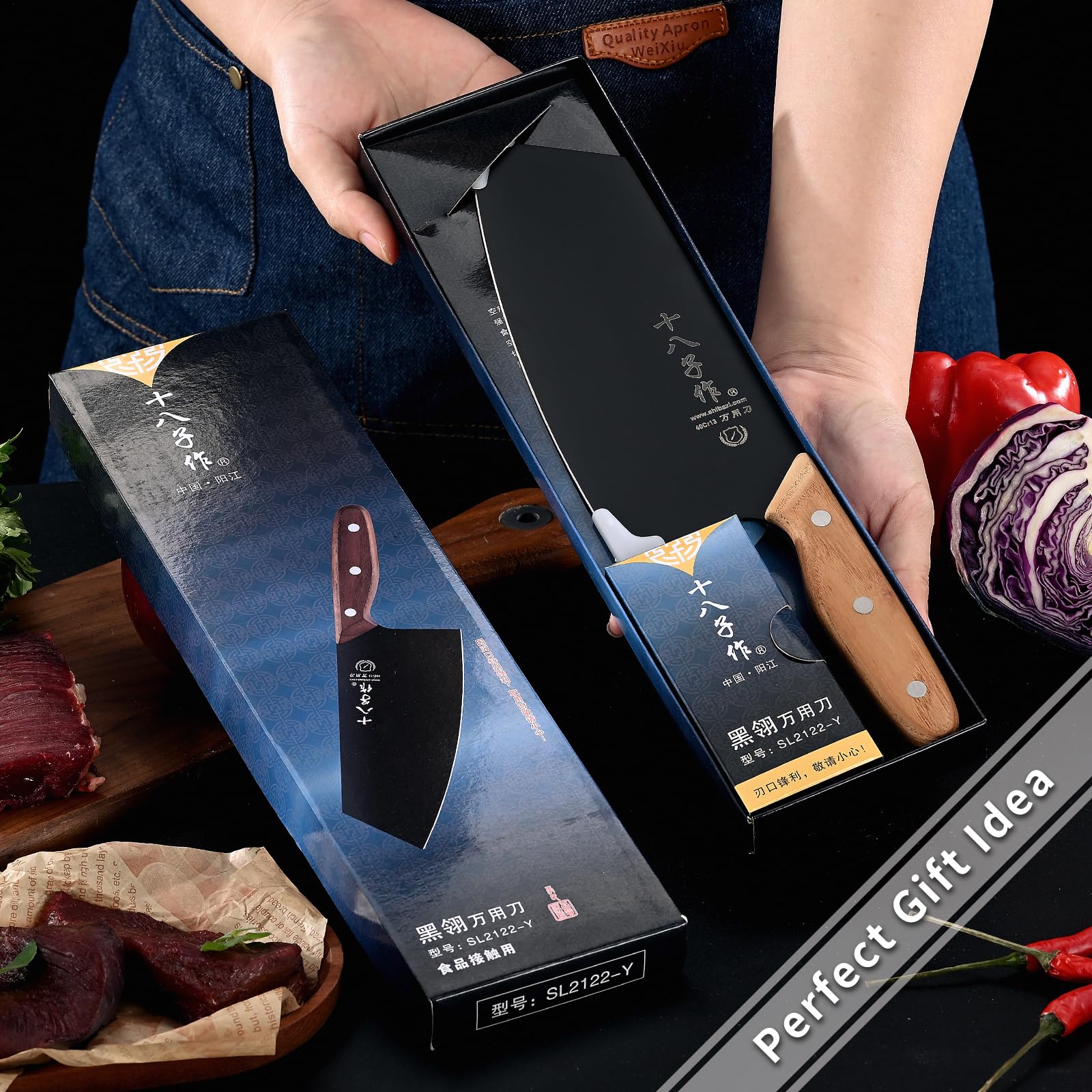 SHI BA ZI ZUO lavado a mano recomendado para preservar filo