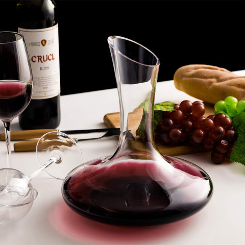 SHIGOO decantador de vino con boca ancha para máxima oxigenación