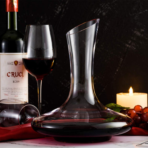SHIGOO decantador de vino soplado a mano, arte y elegancia en cristal