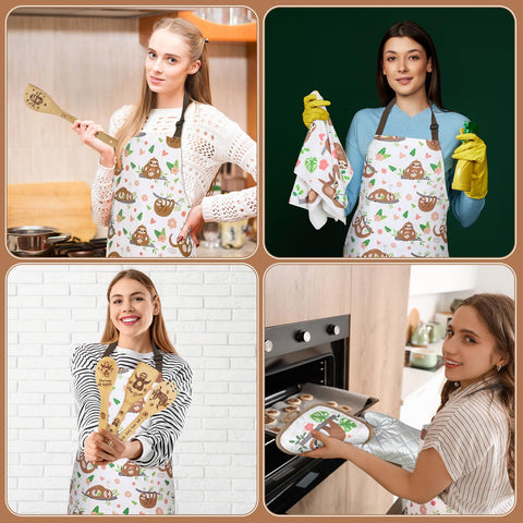 Shihanee Kit cocina navideño perezoso: conjunto completo para regalos y reuniones.