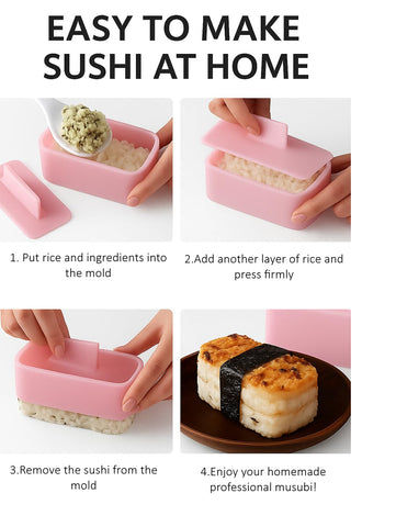 SHIMANY onigiri gatos detalle: primer plano del molde y las formas