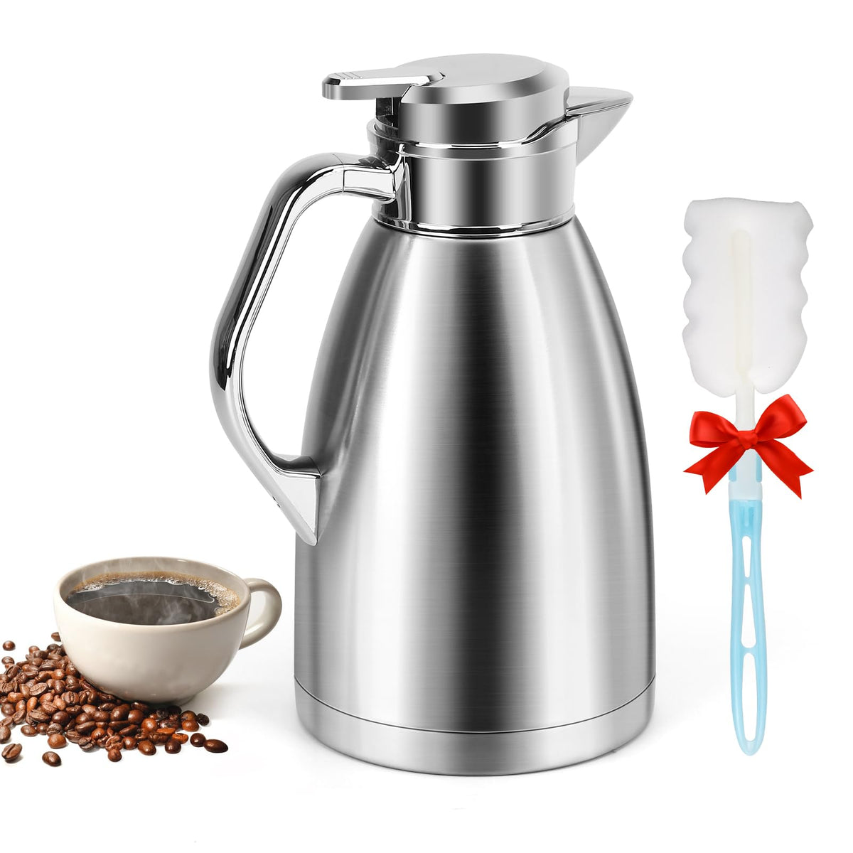 Jarra ShineMe 61oz para mantener el café caliente durante horas