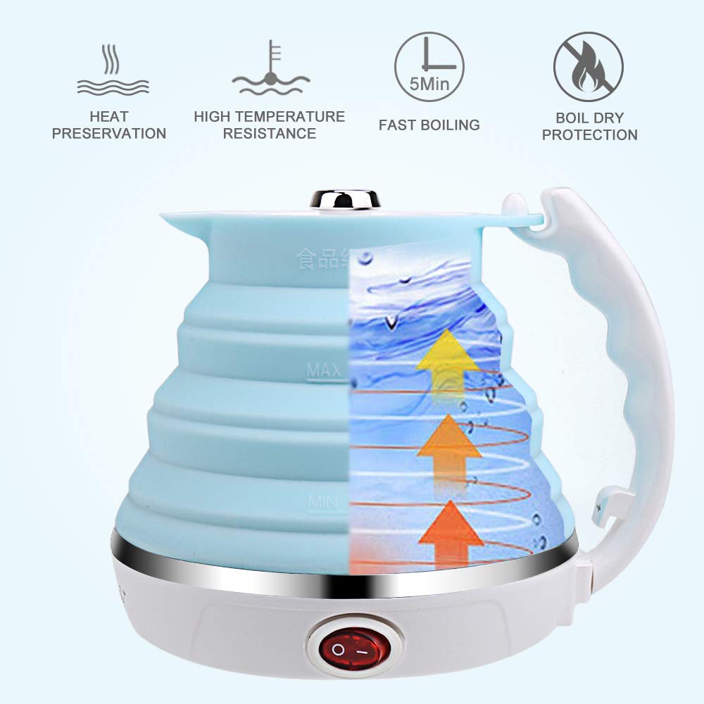 ShineMe hervidor de viaje: base calefactora rápida para agua caliente