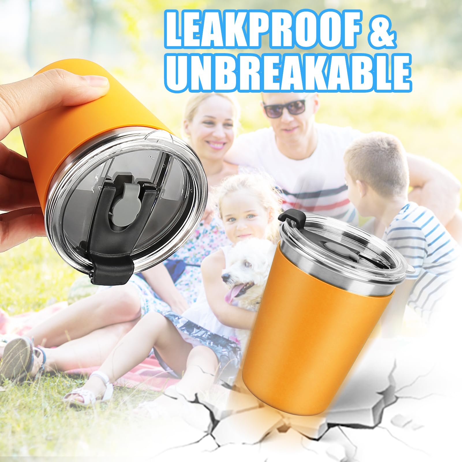 ShineMe tapa anti fugas, mantiene bebidas contenidas en movimiento.