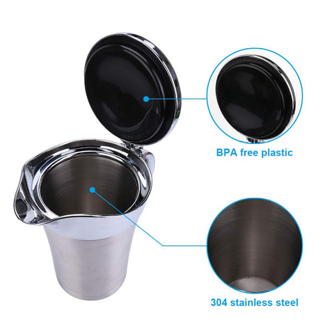ShineMe Jarra para salsa para carne con capacidad de 26 oz