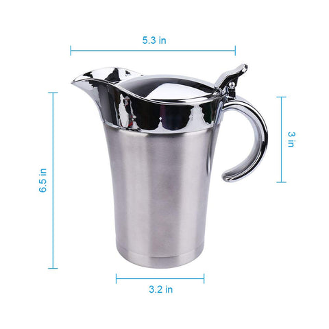 ShineMe Jarra para crema con vertido seguro y tapa