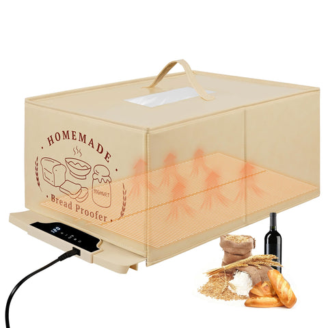 SHINEBBYS caja de fermentación para pan con temperatura ajustable para hornear