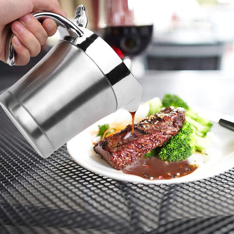 Salsera ShineMe sin BPA con tapa resistente para seguridad en la mesa.
