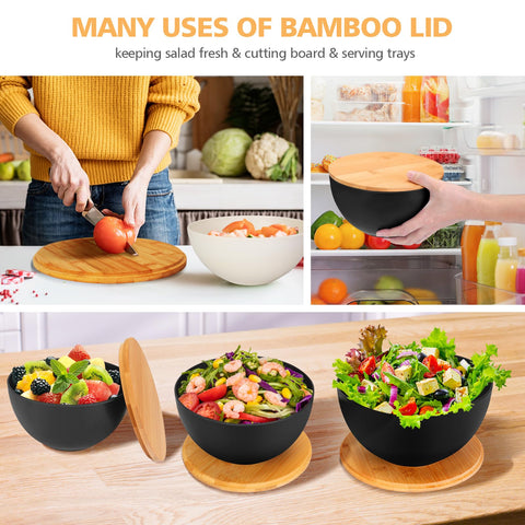 ShineMe: tazones versátiles para ensaladas, frutas y snacks diarios.