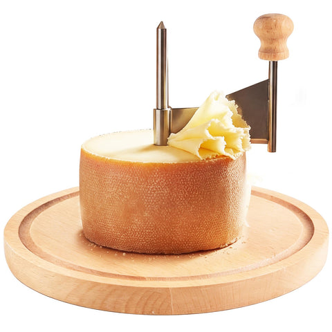Rizador de queso ShinianYa: rosas decorativas para tete de moine