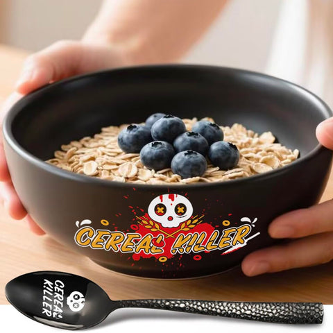 shiningsoul tazón cerámico grande para cereal de 33oz, ideal para porciones generosas.