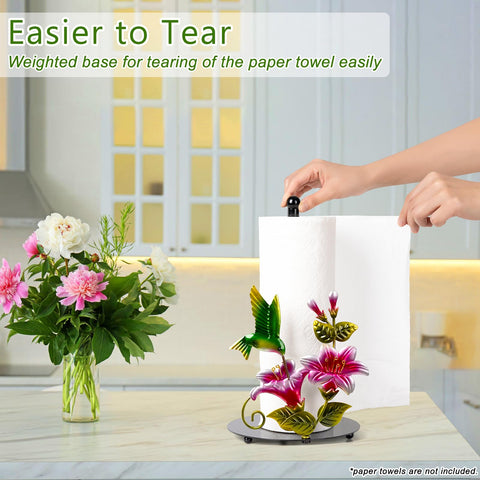 Shinlar porta-papel base metálica resistente para uso diario.