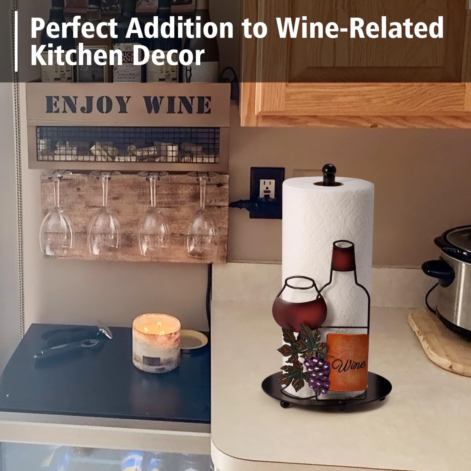 Shinlar regalo para amantes del vino, decoración única y práctica.