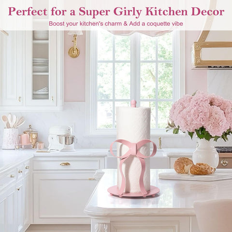 Regalo moderno Shinlar con lazo para amantes de la decoración rosa.