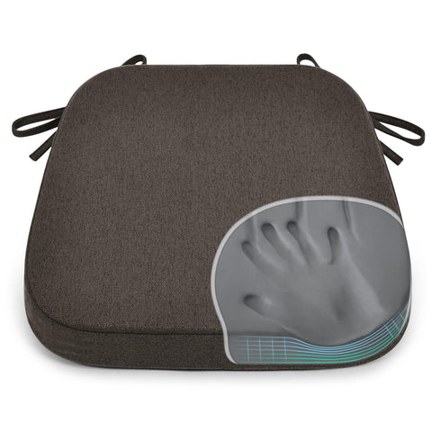 Almohadilla Shinnwa para silla de comedor con espuma doble que distribuye la presión y mayor confort.