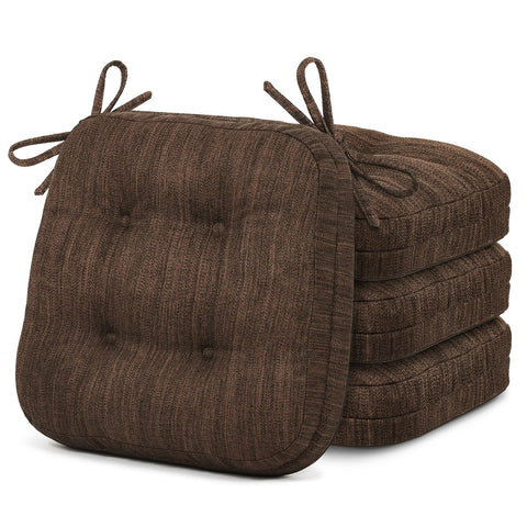 Cojines Shinnwa de doble capa para silla de comedor, confort duradero.