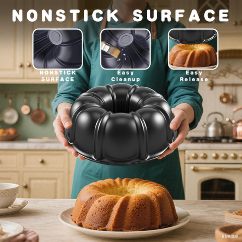 Shinsin Bundt Pan limpieza fácil y mantenimiento