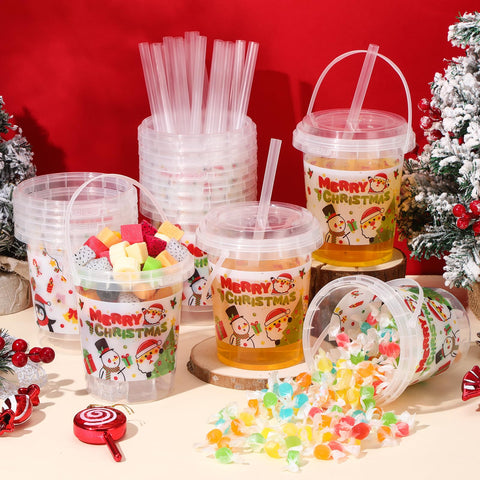 Shinymoon cubos navidad con tapas, ideales para almacenamiento práctico en casa.