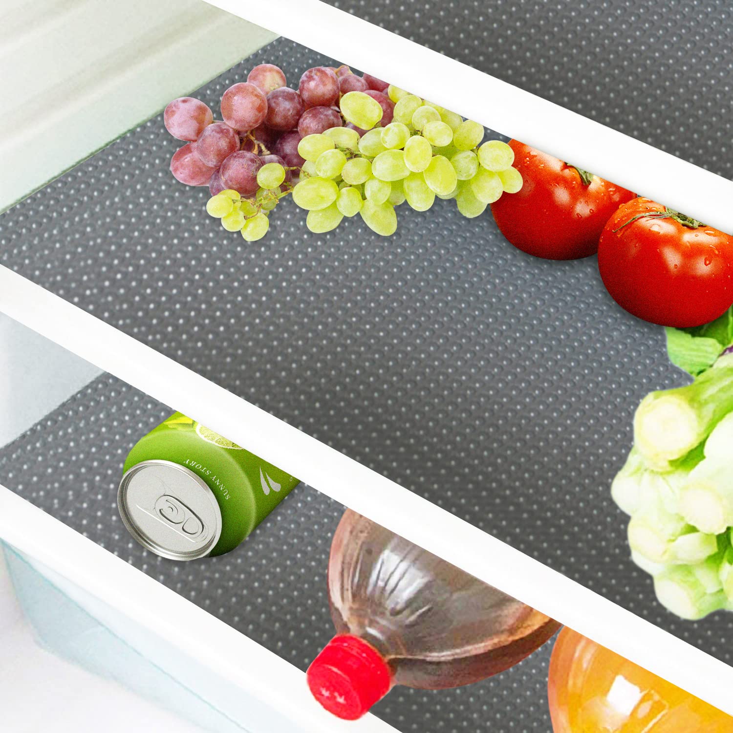 Shinywear estantes del refrigerador: 16 piezas para organización y protección