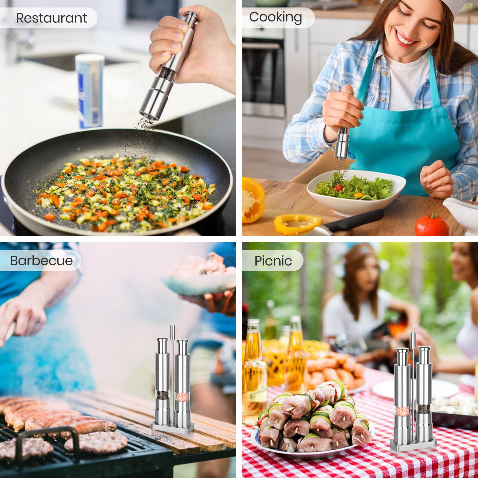 Diseño minimalista Shker que complementa cualquier estilo de cocina.