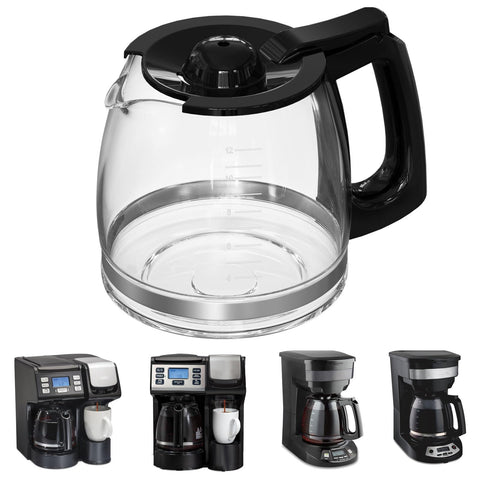 Jarra Shonshon de 12 tazas lista para servir café con claridad y estilo.