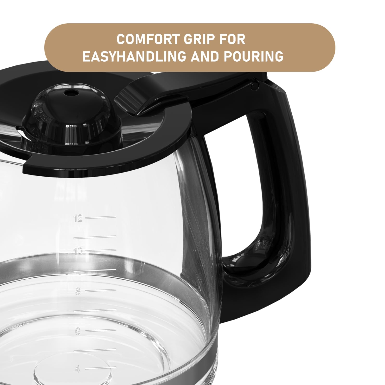 Jarra Shonshon con manija ergonómica para verter con control.
