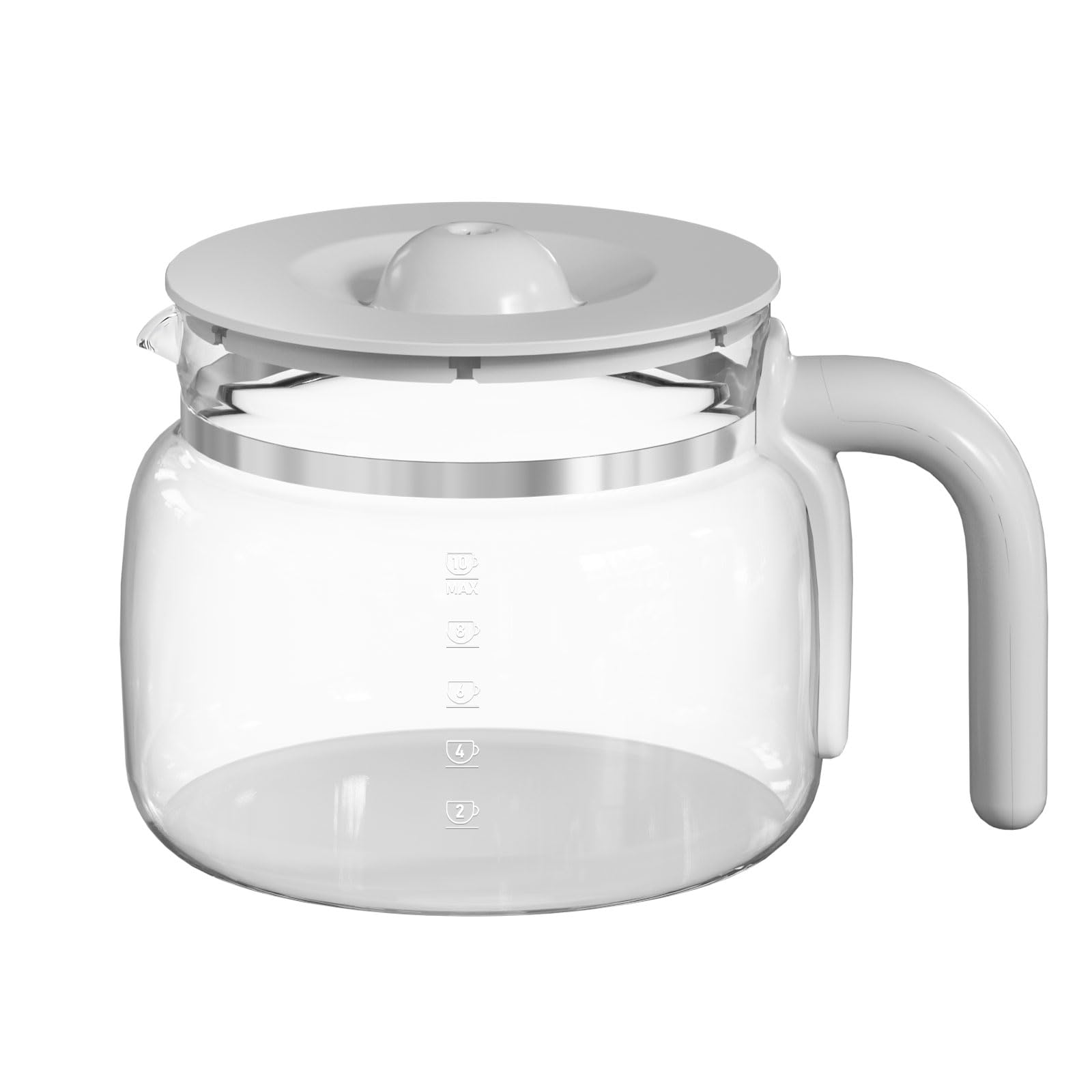 Jarra Shonshon para cafetera 10 tazas, mantiene la temperatura óptima.