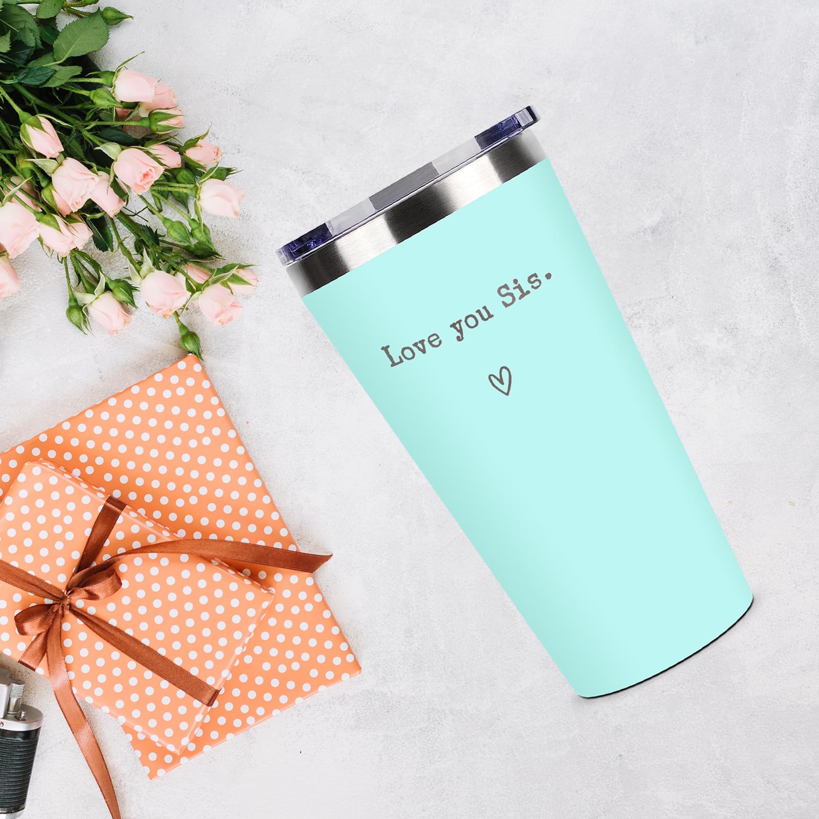 Vaso SHOW-YA de 16 onzas en menta, diseño práctico para oficina y gimnasio.